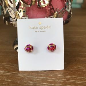 Kate Spade “Lady Marmalade” stud earrings